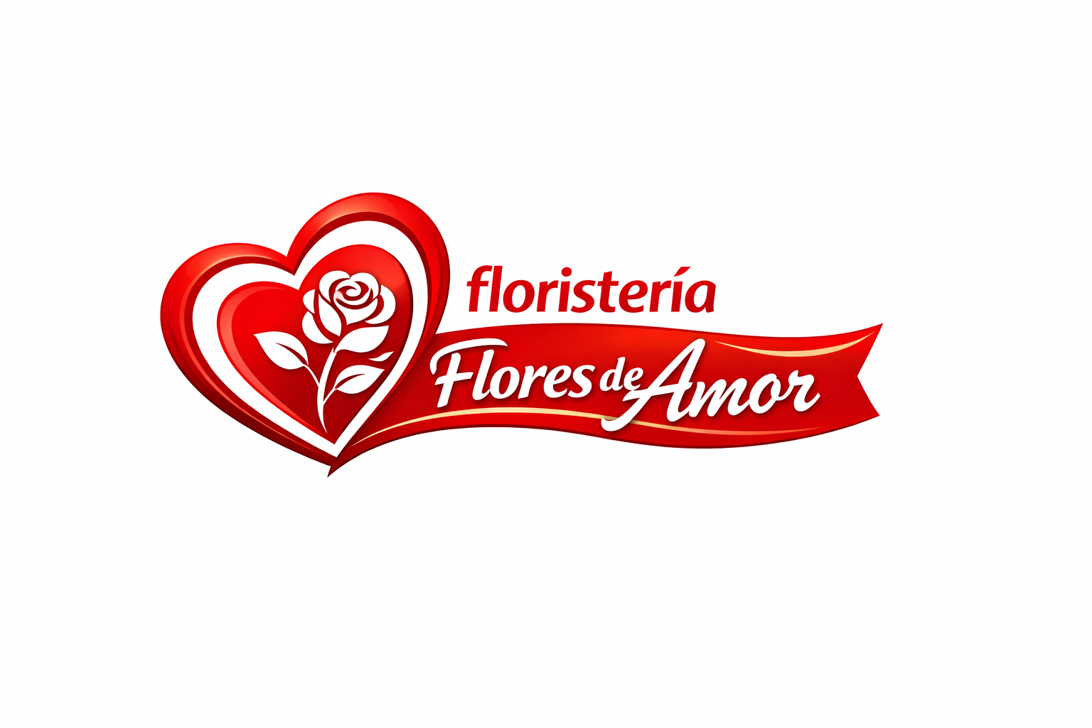 Logo Floristería Flores de Amor